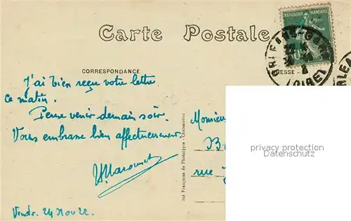 AK / Ansichtskarte Orleans_Loiret Theatre et Cathedrale Orleans_Loiret