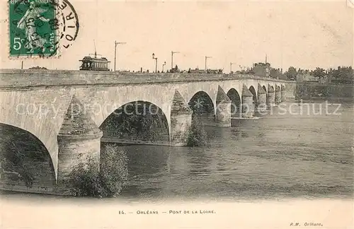 AK / Ansichtskarte Orleans_Loiret Pont de la Loire Orleans_Loiret