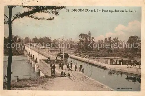 AK / Ansichtskarte Digoin Pont aqueduc sur la Loire Digoin