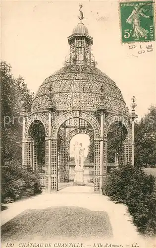 AK / Ansichtskarte Chantilly_Oise Chateau Ile d Amour 