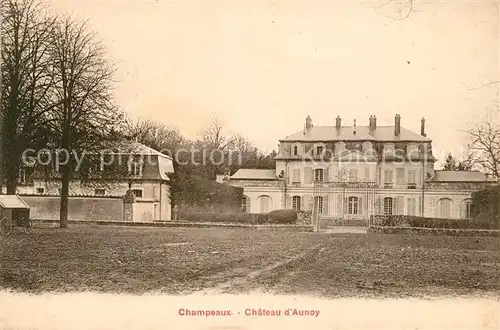 AK / Ansichtskarte Champeaux_Seine et Marne Chateau d Aunoy Champeaux Seine et Marne