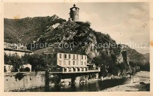 AK / Ansichtskarte Tarascon sur Ariege Tour du XVIe siecle Hotel Francal Tarascon sur Ariege