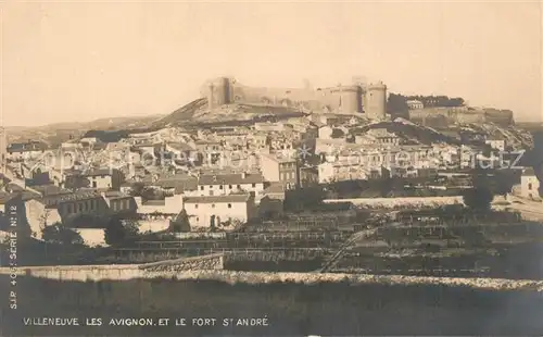 AK / Ansichtskarte Villeneuve les Avignon Vue generale et Fort Saint Andre Villeneuve les Avignon