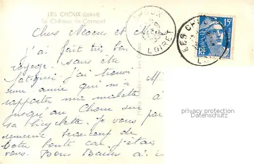 AK / Ansichtskarte Les_Choux Chateau de Cormont Les_Choux