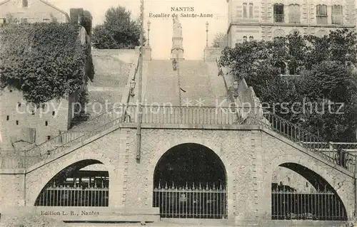 AK / Ansichtskarte Nantes_Loire_Atlantique Escalier de Sainte Anne Nantes_Loire_Atlantique