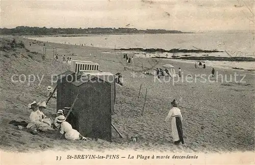 AK / Ansichtskarte Saint Brevin les Pins La plage a maree descendante Saint Brevin les Pins