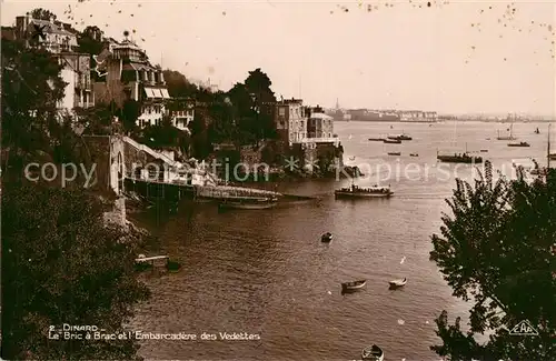 AK / Ansichtskarte Dinard_Ille_et_Vilaine_Bretagne Le Bric a Brac et l Embarcadere des Vedettes Dinard_Ille