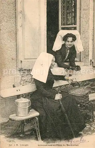 AK / Ansichtskarte Limoges_Haute_Vienne Limousines coiffees Costumes Trachten Limoges_Haute_Vienne