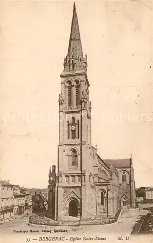 AK / Ansichtskarte Bergerac Eglise Notre Dame Bergerac