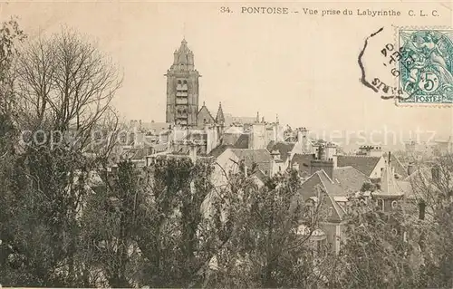 AK / Ansichtskarte Pontoise_Val d_Oise Vue prise du Labyrinthe 