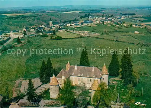 AK / Ansichtskarte Menessaire Chateau vue aerienne Menessaire