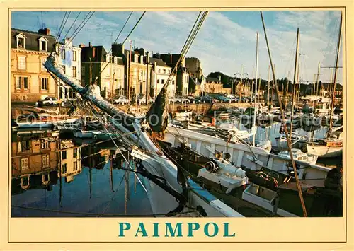 AK / Ansichtskarte Paimpol Le port et les quais Bateaux Voiliers Paimpol