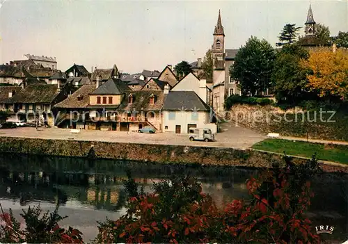 AK / Ansichtskarte Argentat Vieilles maisons au bord de la riviere Argentat