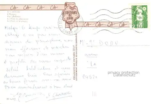 AK / Ansichtskarte Royan_Charente Maritime Eglise Port Plage vue aerienne Royan Charente Maritime