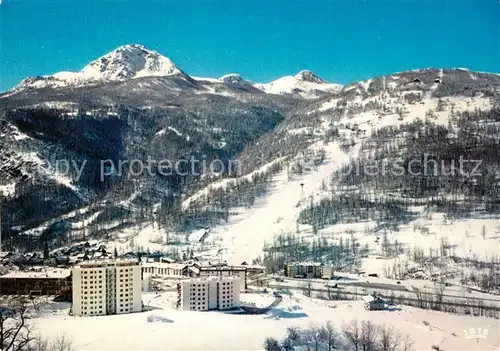 AK / Ansichtskarte Serre_Chevalier Vue des pistes Sports d hiver Alpes Serre Chevalier