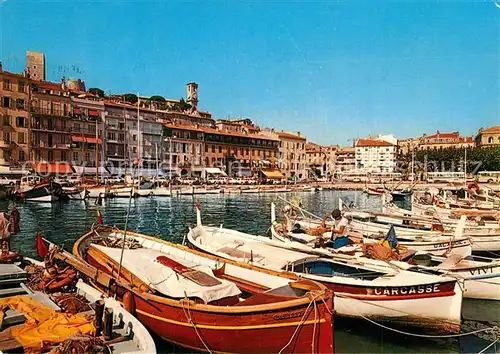 AK / Ansichtskarte Cannes_Alpes Maritimes Coin du port Quai Saint Pierre et le Sucquet Cannes Alpes Maritimes