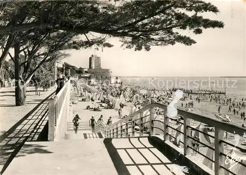 AK / Ansichtskarte Fouras_Charente Maritime Plage Semaphore Piscine Fouras Charente Maritime