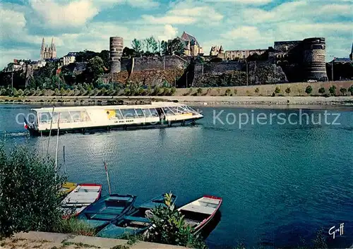 AK / Ansichtskarte Anjou Bateau restaurant Promenade Le Roi Rene Anjou