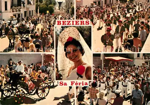 AK / Ansichtskarte Beziers Scenes de la Feria Beziers