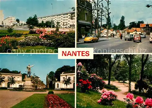 AK / Ansichtskarte Nantes_Loire_Atlantique Place Mellinet Place des Chataigniers Parc de Proce Place Zola des fleurs Nantes_Loire_Atlantique