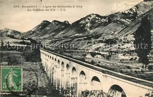 AK / Ansichtskarte Grenoble Viaduc Ligne de Grenoble a Gap Alpes Grenoble