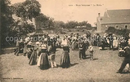 AK / Ansichtskarte Bretagne_Region Noce bretonne La Ridee Bretagne Region