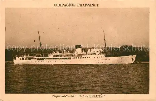 AK / Ansichtskarte Schiffe_Ships_Navires Paquebot Yacht Ile de Beaute 