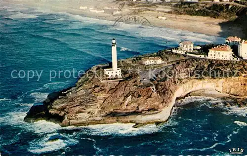 AK / Ansichtskarte Leuchtturm_Lighthouse Biarritz Phare Plage de la Chambre d Amour 