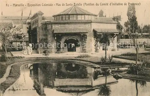 AK / Ansichtskarte Exposition_Coloniale_Marseille_1922  Mas de Santo Estello  Exposition_Coloniale