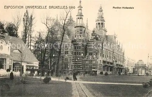 AK / Ansichtskarte Exposition_Universelle_Bruxelles_1910 Pavillon Hollandais  