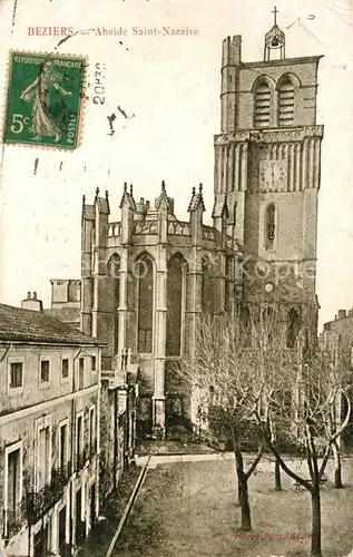AK / Ansichtskarte Beziers Abside Saint Nazaire Beziers