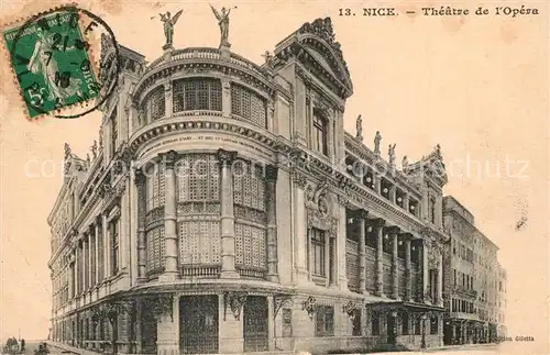 AK / Ansichtskarte Nice_Alpes_Maritimes Theatre de l Opera Nice_Alpes_Maritimes