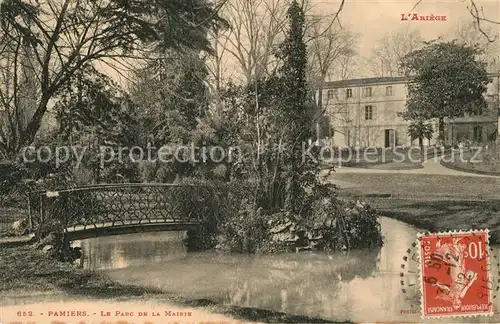 AK / Ansichtskarte Pamiers La Parc de la Mairie Pamiers