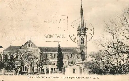 AK / Ansichtskarte Arcachon_Gironde La Chapelle Notre Dame Arcachon Gironde