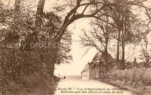 AK / Ansichtskarte Grignon_Cote d_Or Ecole Nationale dAgriculture de Grignon Bibliotheque des eleves et salle de jeux Grignon_Cote d_Or