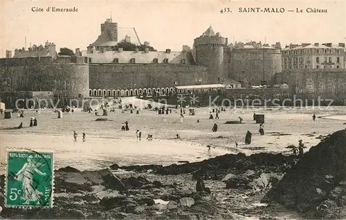 AK / Ansichtskarte Saint Malo_Ille et Vilaine_Bretagne Le Chateau Saint Malo_Ille et Vilaine