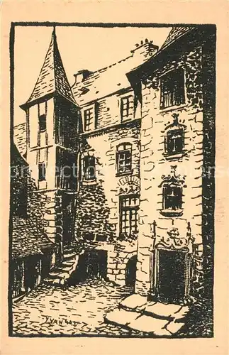 AK / Ansichtskarte Dinan Hotel de Beaumanoir Dinan