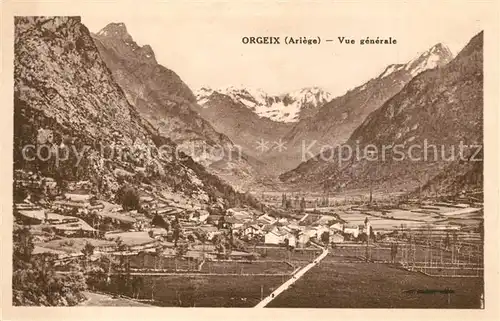 AK / Ansichtskarte Orgeix Vue generale Orgeix