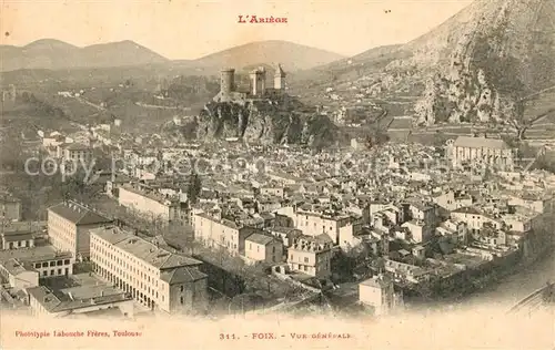 AK / Ansichtskarte Foix Vue generale Foix