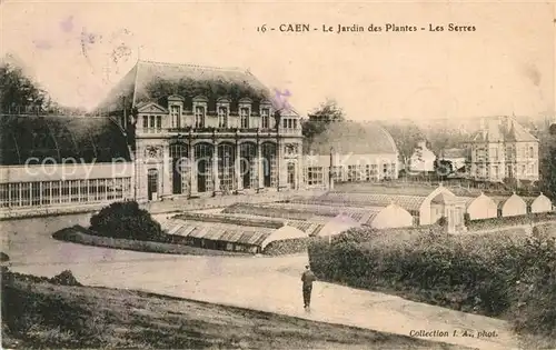AK / Ansichtskarte Caen Le Jardin des Plantes Les Serres Caen