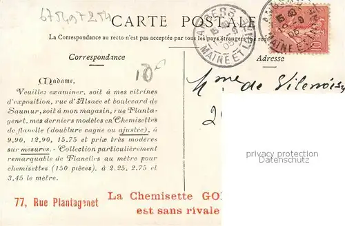 AK / Ansichtskarte Angers Le Jardin du mail Angers