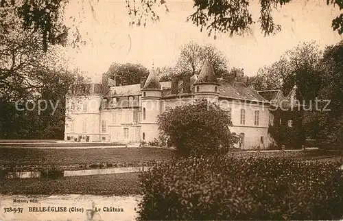 AK / Ansichtskarte Belle Eglise Le Chateau Belle Eglise