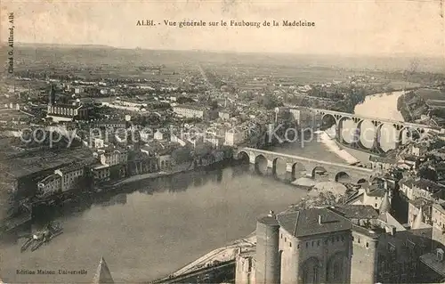 AK / Ansichtskarte Albi_Tarn Vue generale sur le Faubourg de la Madeleine Albi_Tarn