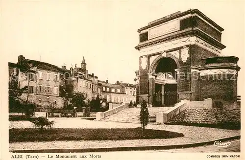 AK / Ansichtskarte Albi_Tarn Le Monument aux Morts Albi_Tarn