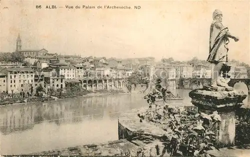 AK / Ansichtskarte Albi_Tarn Vue du Palais de l Archeveche Albi_Tarn