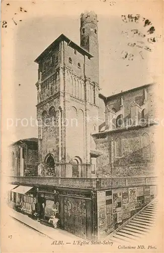 AK / Ansichtskarte Albi_Tarn Eglise Saint Salvy Albi_Tarn