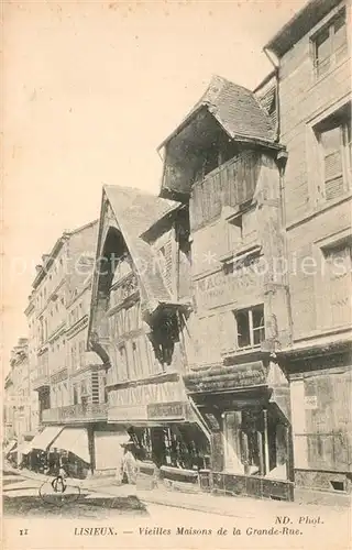 AK / Ansichtskarte Lisieux Vieilles Maisons de la Grande Rue Lisieux