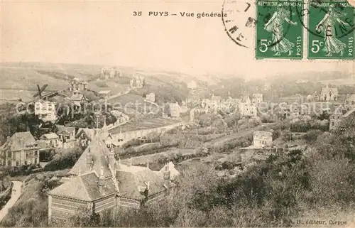 AK / Ansichtskarte Puys Vue generale Puys