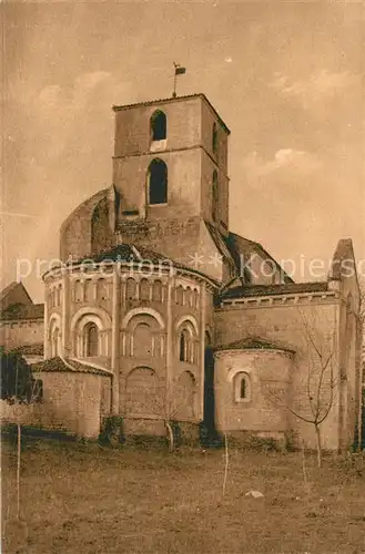 AK / Ansichtskarte Bourg Charente Eglise Abside du XII siecle Dans les cinq colonnes trois rangs d arcades Bourg Charente