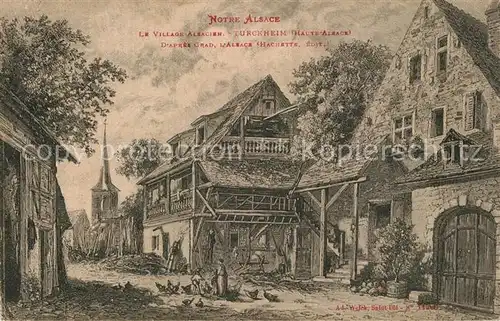 AK / Ansichtskarte Turckheim_Haut_Rhin Apres Grad l Alsace Turckheim_Haut_Rhin